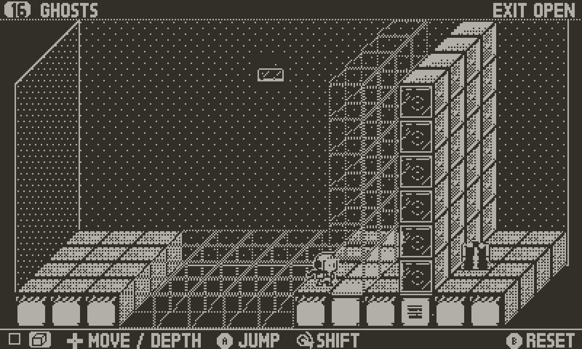 ZLab screenshot: Room 16 · Ghosts